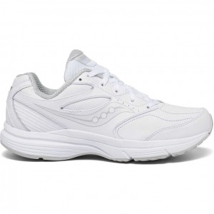 Dámské Běžecké Boty Saucony Integrity Walker 3 Wide Bílé | CZ-PAJMR