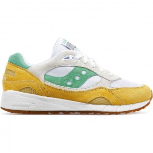 Dámské Tenisky Saucony Shadow 6000 Bílé Žluté Zelene | CZ-RMLBT