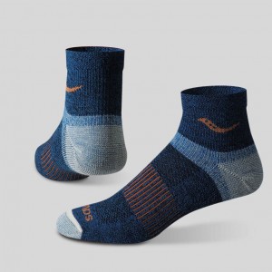 Pánské Ponožky Saucony Inferno Merino Wool Blend Quarter 3-Pack Viacfarebný | CZ-IXWBY