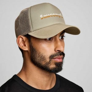 Pánské Trucker Kšiltovka Saucony Foamie Olivy Zelené | PRAHA-NIJEL