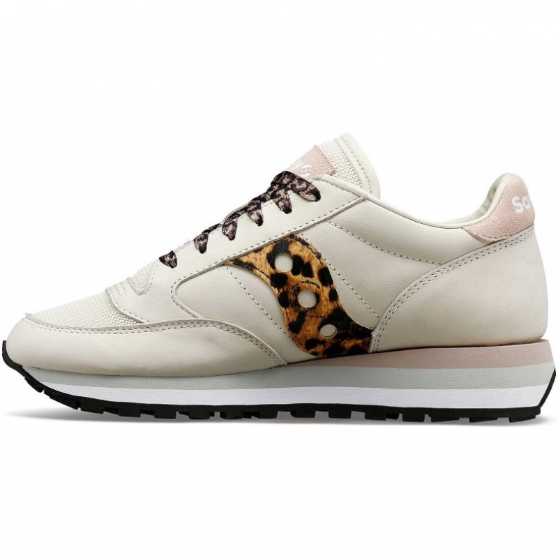 Dámské Tenisky Saucony Jazz Triple Bílé Leopard | CZ-SPQKE