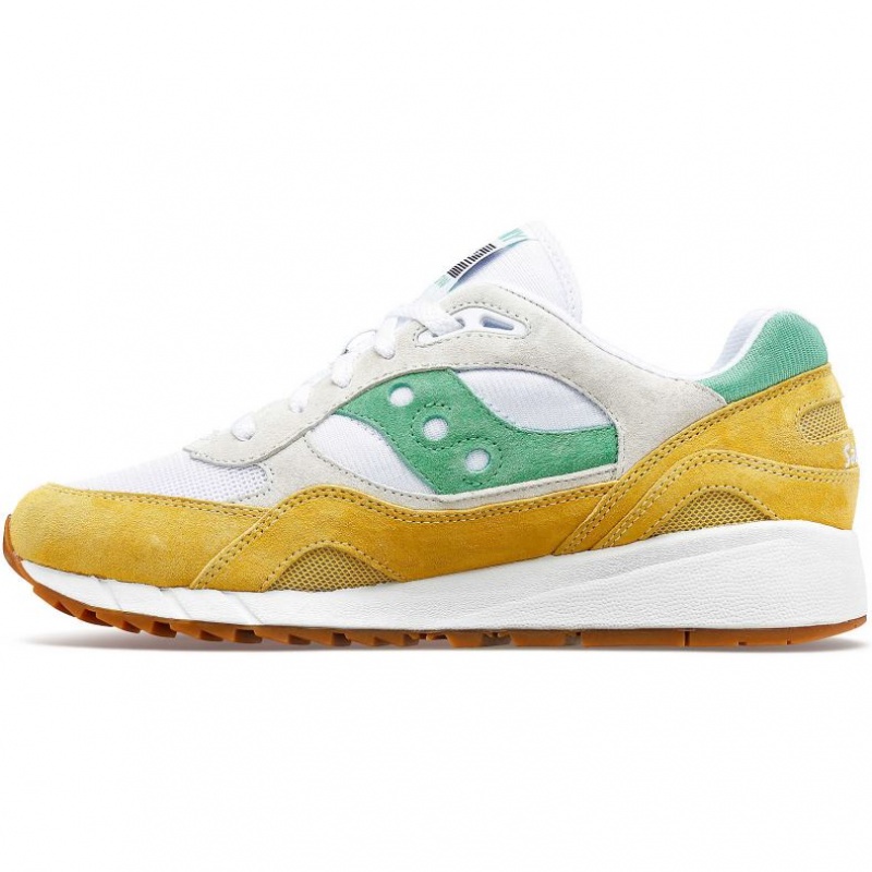 Dámské Tenisky Saucony Shadow 6000 Bílé Žluté Zelene | CZ-RMLBT