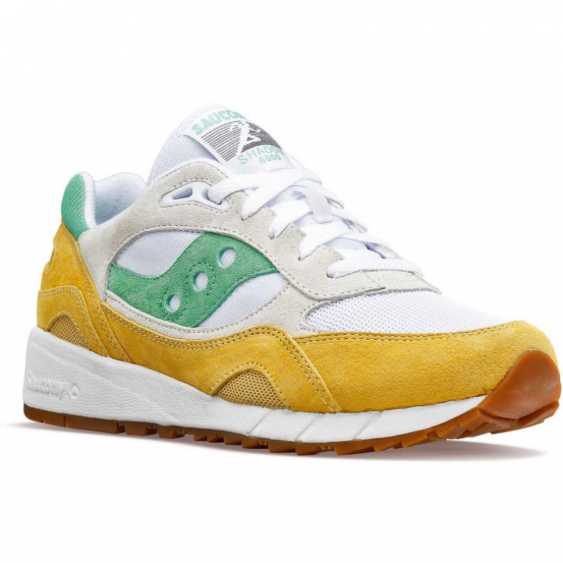 Dámské Tenisky Saucony Shadow 6000 Bílé Žluté Zelene | CZ-RMLBT