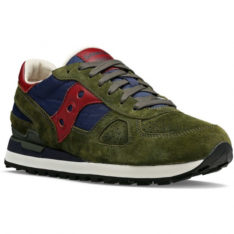 Dámské Tenisky Saucony Shadow Original Premium Olivy Zelené Tmavě Blankyt | PRAHA-XOJAP