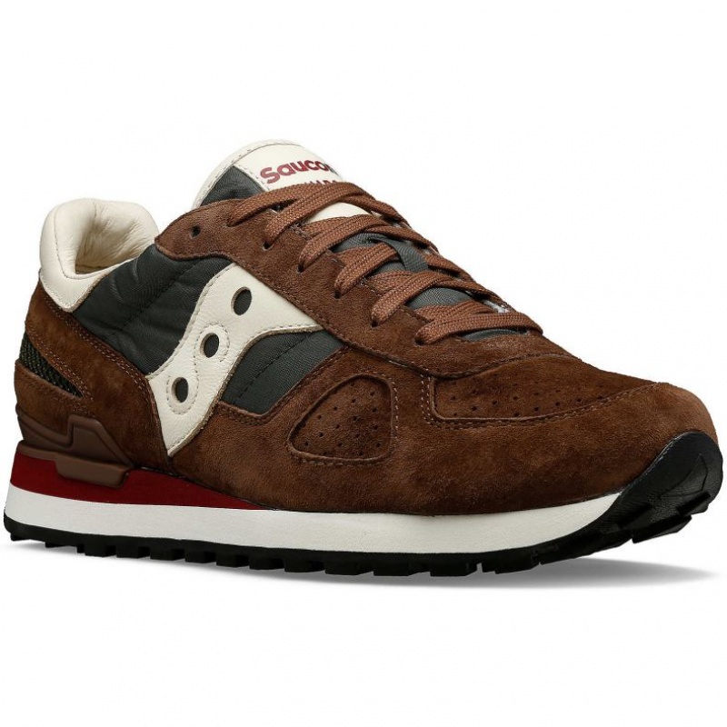 Dámské Tenisky Saucony Shadow Original Premium Hnědé Zelene | CZ-USQRB