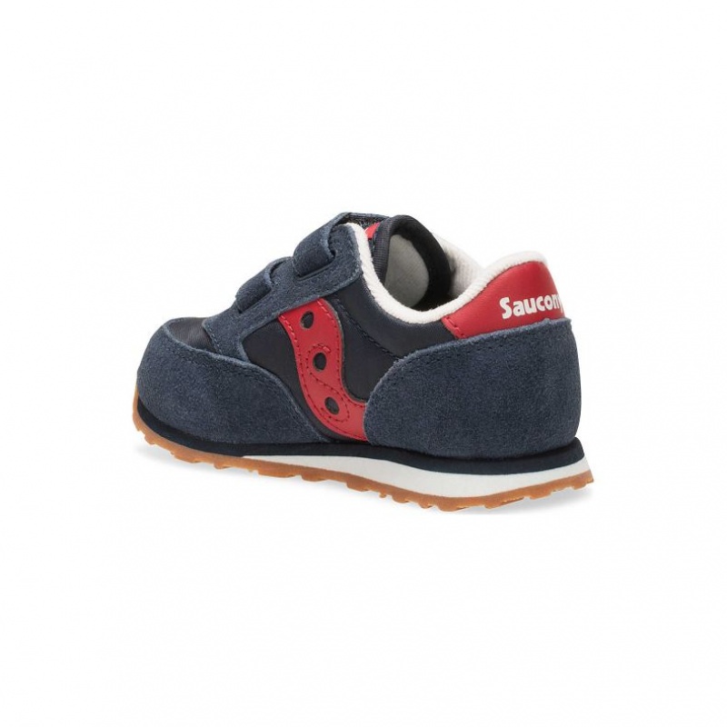 Malé Děti Tenisky Saucony Baby Jazz Hook & Loop Tmavě Blankyt | CZ-OEZNY