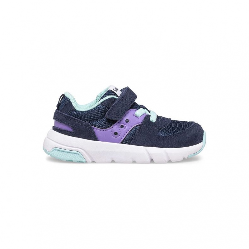 Malé Děti Tenisky Saucony Jazz Lite 2.0 Tmavě Blankyt Fialové | CZ-HSTPM