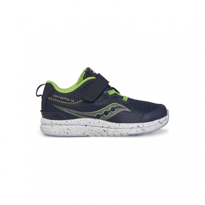 Malé Děti Tenisky Saucony Kinvara 14 A/C Jr. Tmavě Blankyt | CZ-XFVPS