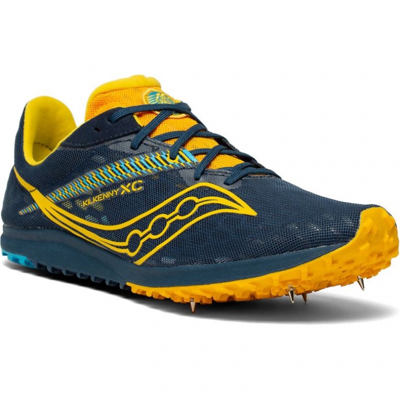 Pánské Atletické Tretry Saucony Kilkenny XC9 Tmavě Blankyt | CZ-NMBFA