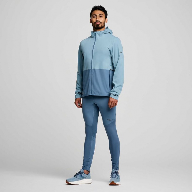 Pánské Bunda Saucony Runshield Blankyt | PRAHA-NMIAR