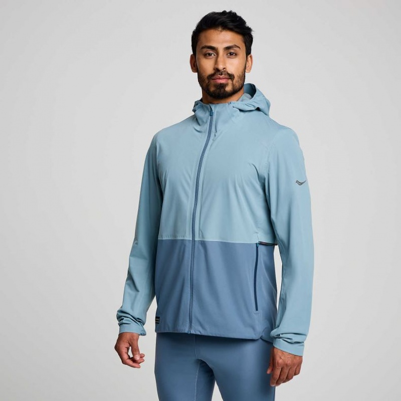 Pánské Bunda Saucony Runshield Blankyt | PRAHA-NMIAR