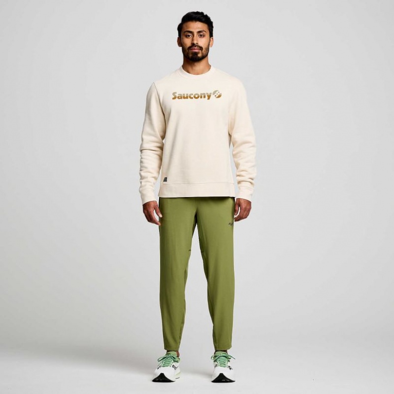 Pánské Kalhoty Jogger Saucony Boston Woven Olivy Zelené | PRAHA-ENCRF