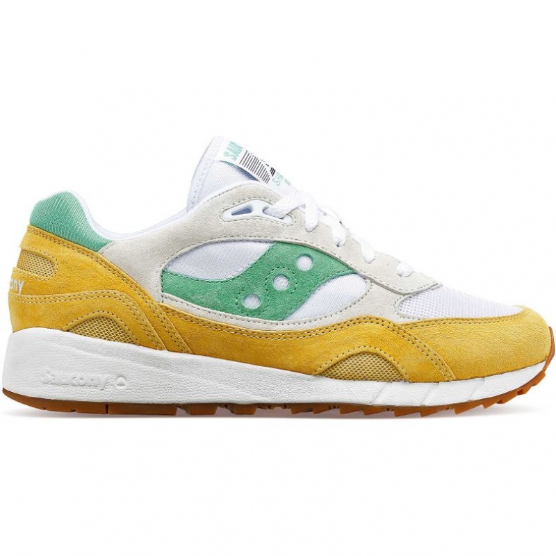 Pánské Tenisky Saucony Shadow 6000 Bílé Žluté Zelene | PRAHA-JCMZT