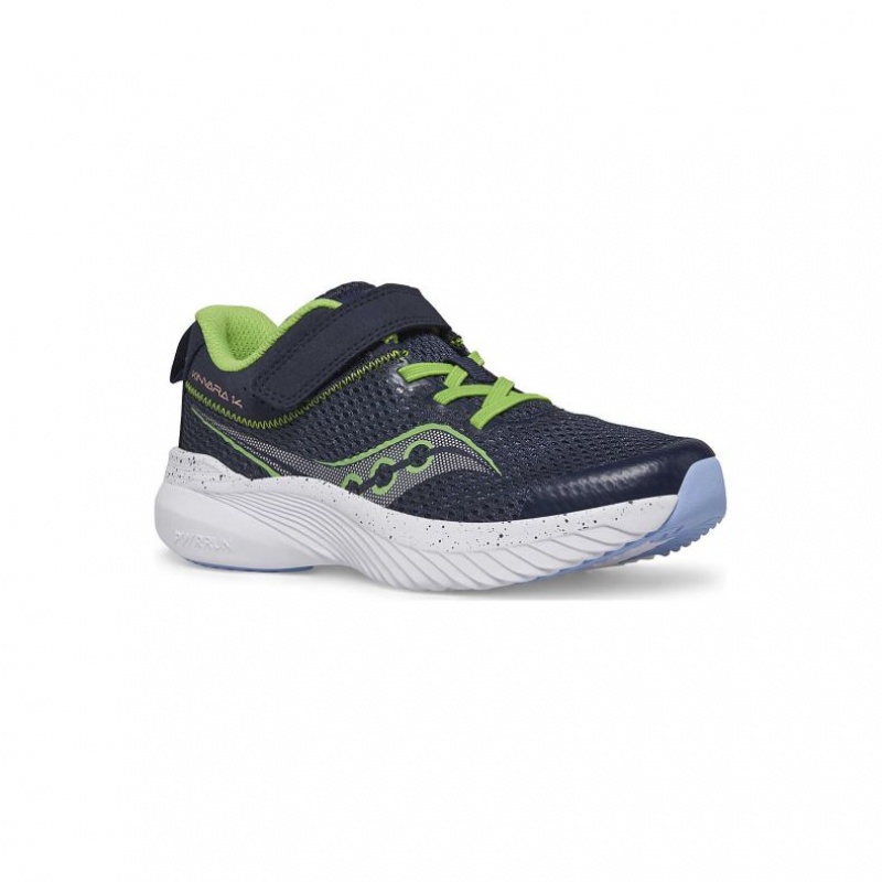 Velké Děti Tenisky Saucony Kinvara 14 A/C Tmavě Blankyt | CZ-HZBQN